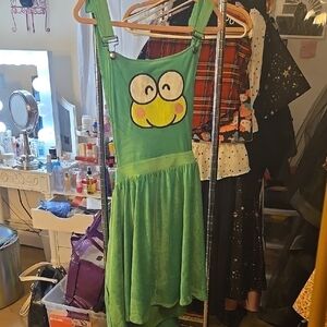Hot topic plus size 3 Green Keroppi Dress